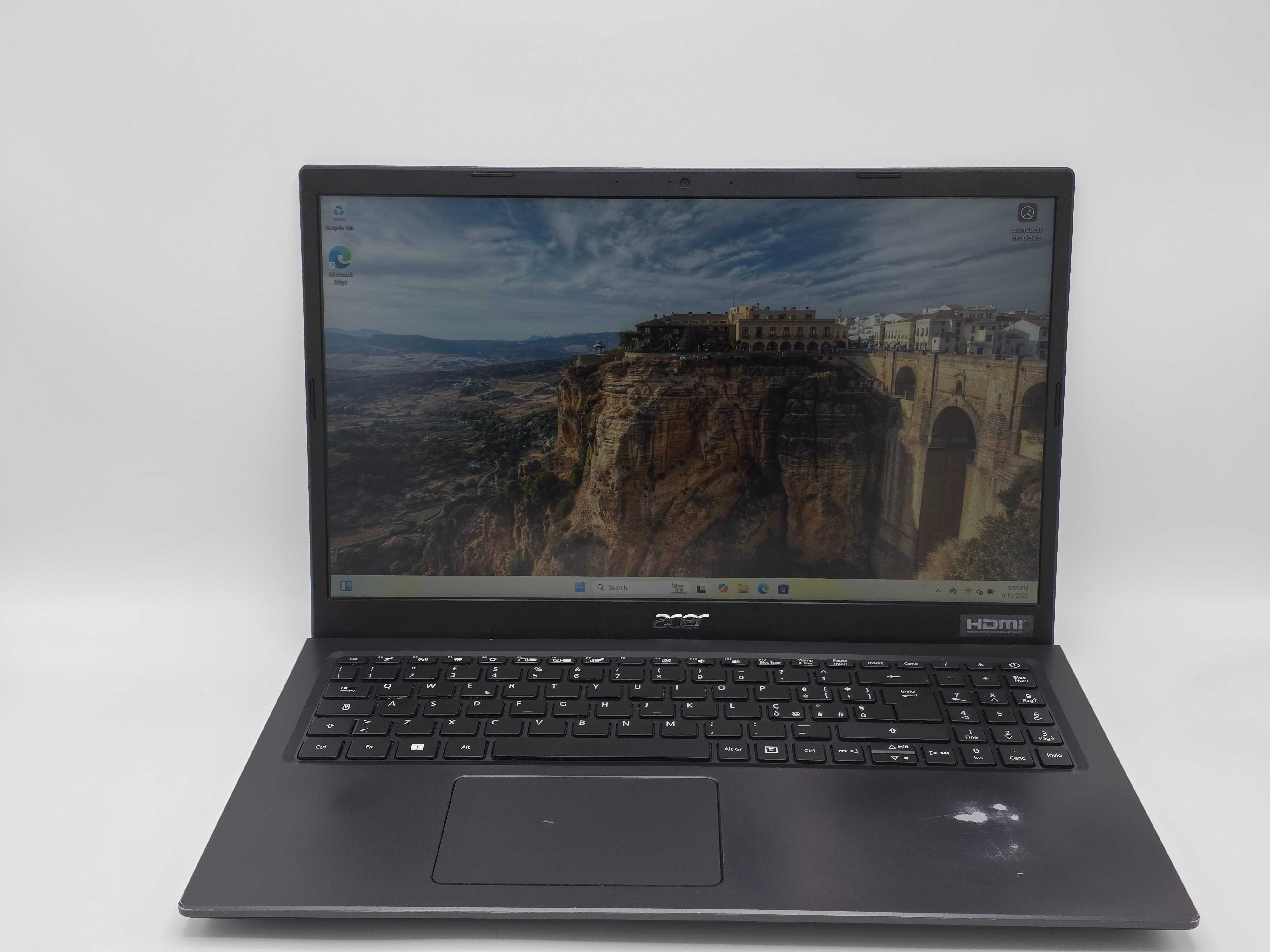 Laptop Acer Extensa 15 Ex215-32 Silver N6000 16 Gb DDR4 512 SSD NVME