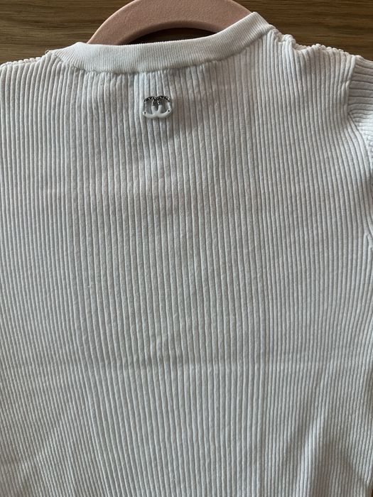 Tricou alb cu maneci scurte