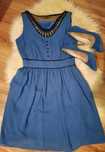 Vand rochie marimea 38, Bad Axel, albastra, din voal