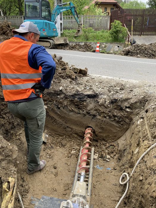 Subtraversari / foraj orizontal apa gaz canal curent 130/200/300mm