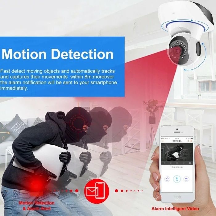 HD Robocam безжична IP WiFi Camera бебефон охранителна камера видео