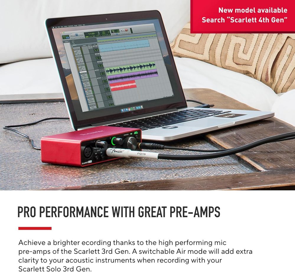 Звуковая карта Focusrite Solo (3rd Gen)