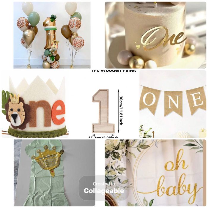 Украса за първи рожден ден