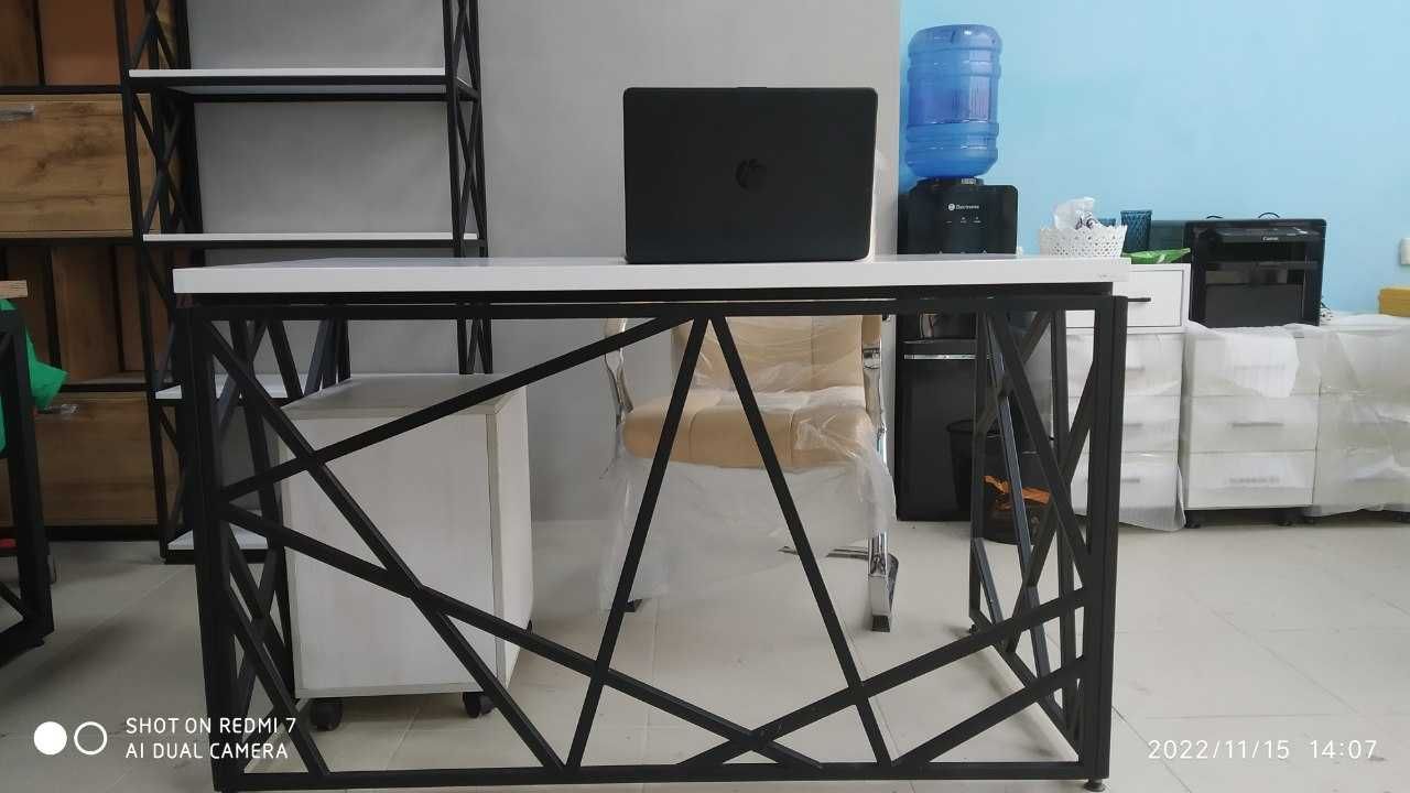 Уникальный Офисный, компьютерный, письменный стол в стиле лофт