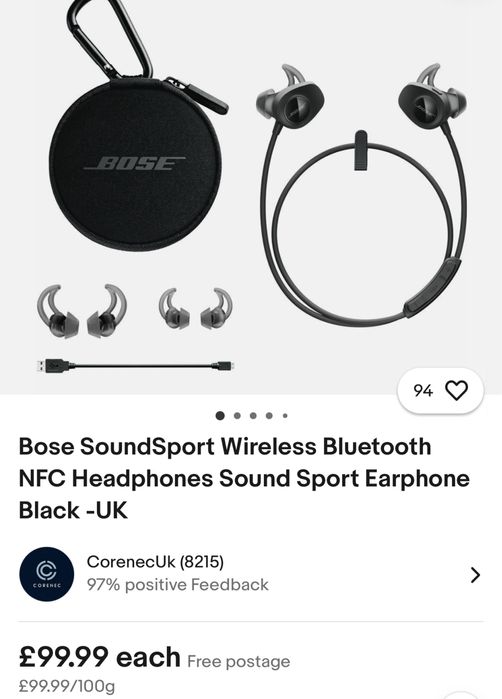 Casti Wireless Bluetooth Bose - negru - albastru - noi -
