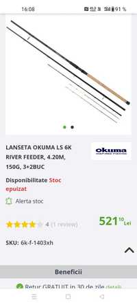 Vând lasetă Okuma ls 6k rivar