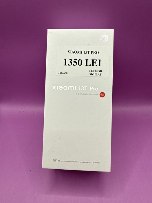 Xiaomi 13T Pro 512gb Nou •Matei Amanet Crangasi•34246