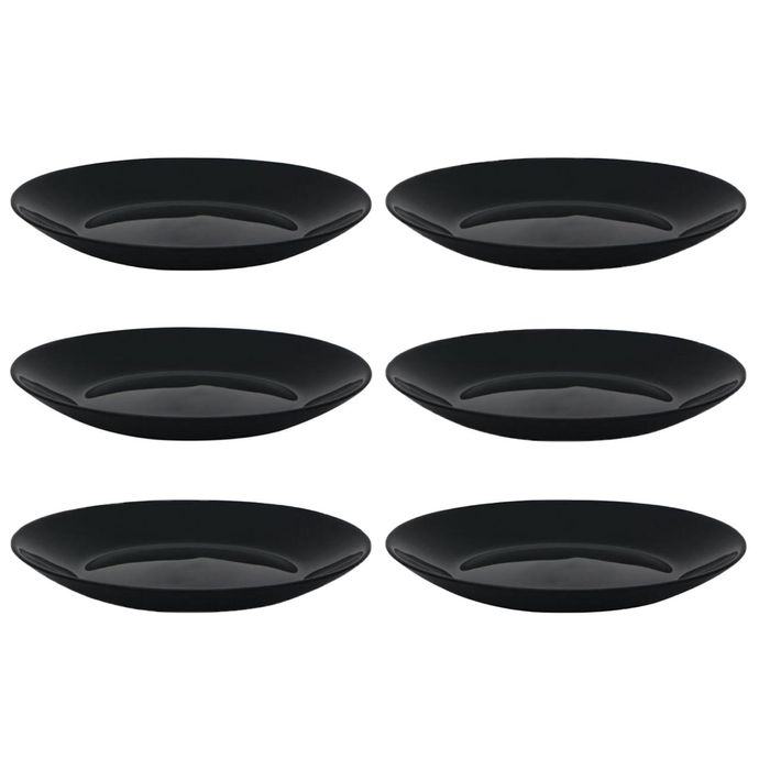 Комплект чинии черен цвят