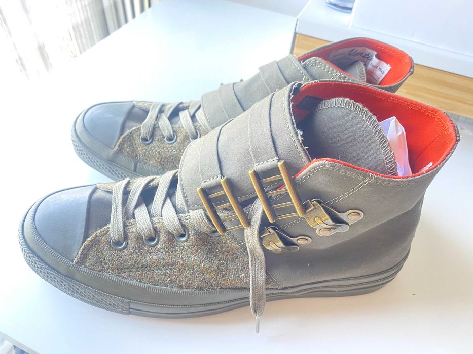 Converse x Nigel Cabourn marimea 43 noi - editie limitata Harris Tweed