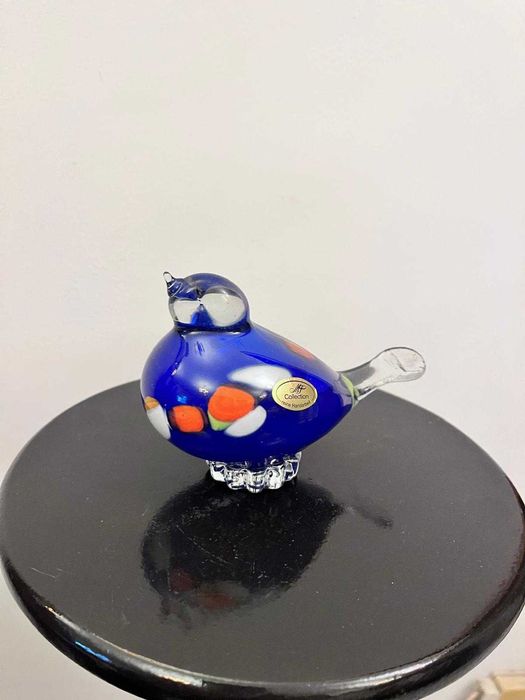 Set 2 bibelouri figurine bibelou semnate Bleikristall Peter Kaspar