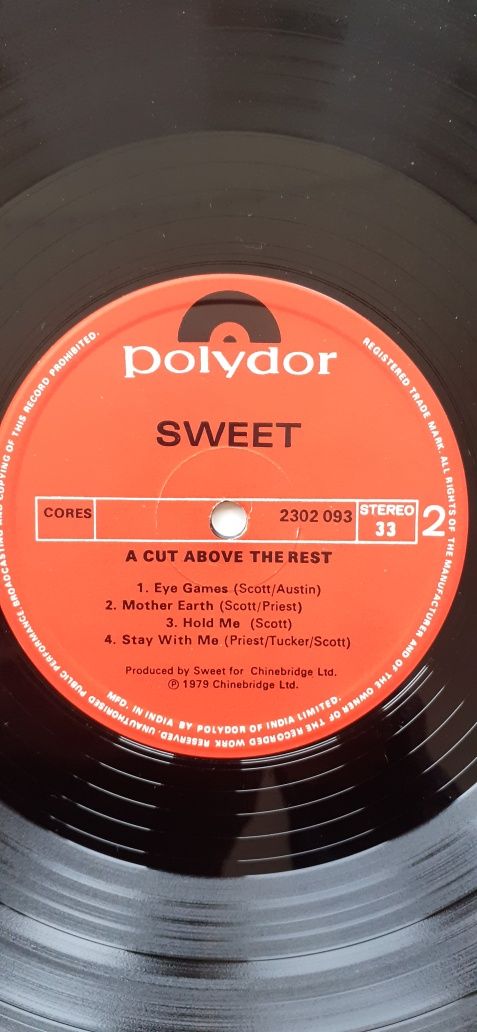 Vinil SWEET- Cut Above The Rest