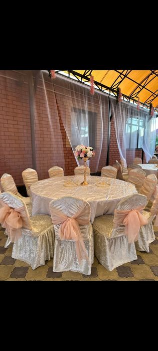 Аренда стол, стулья, посуда,