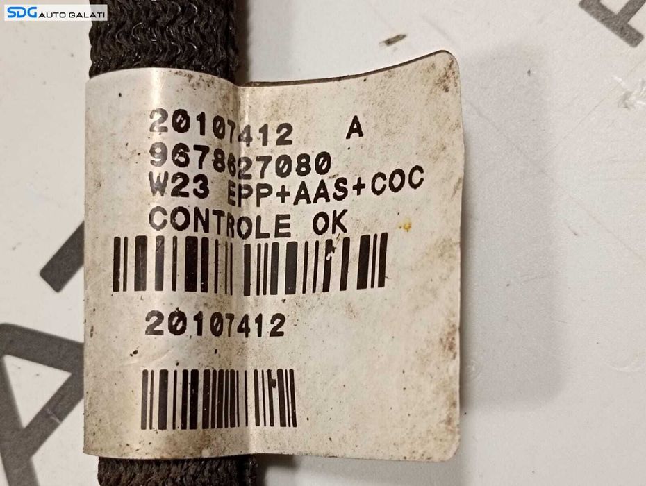 Cablaj Instalatie Electrica Pentru Senzori Parcare Spate Peugeot 508 2010 - 2014 Cod 9678627080 [M6554]