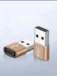 Адаптер от USB към Type-C, съвместим за зареждане