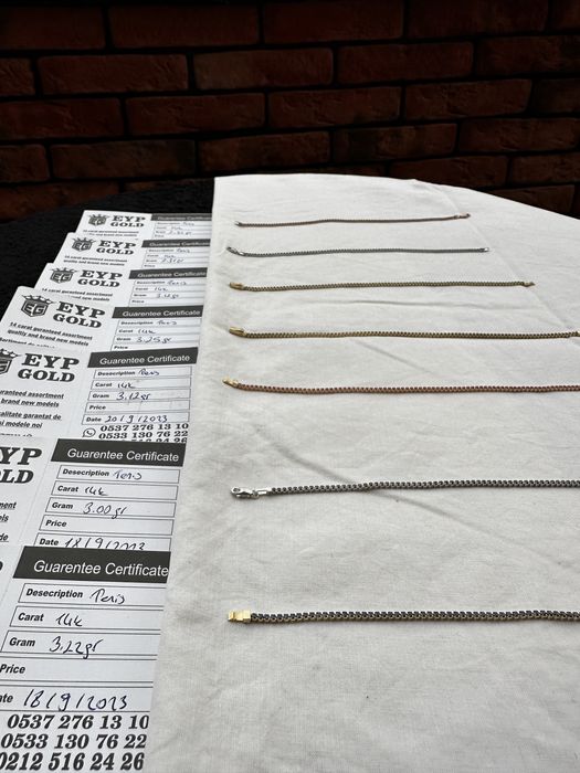 Vand bratari de aur 14k