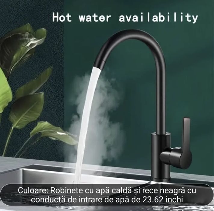 Robinet de bucătărie rotativ la 360 de grade