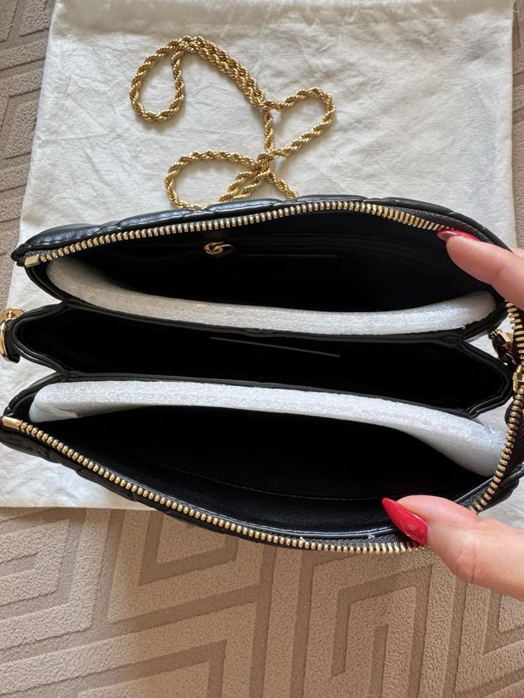 Дамска черна чанта Elisabetta Franchi нова