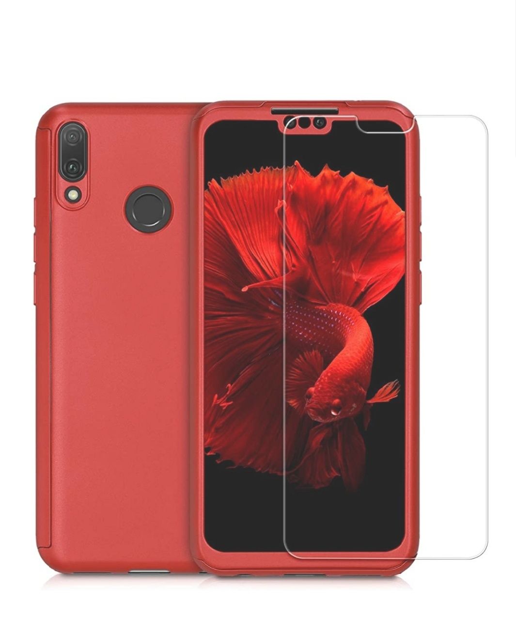 Husa protectie 360 " +folie sticla Huawei Y7 2019 ; Y6 2019