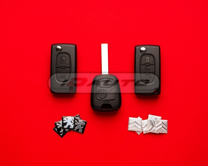 Кутийка ключ Пежо / Ситроен / Peugeot / Citroen C1, C2, C3, 206