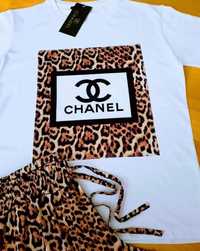 Compleu Chanel animal print, diverse mărimi, Italia