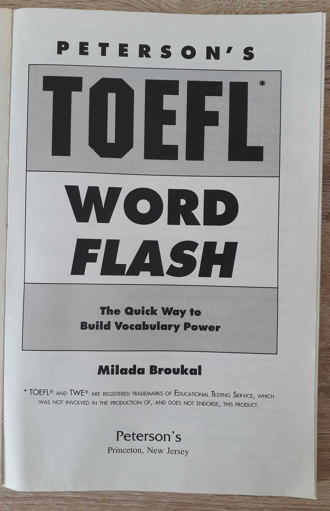 Peterson's TOEFL Word Flash