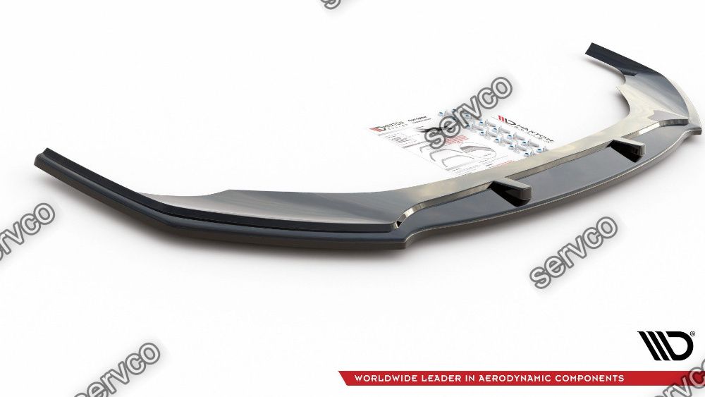 Prelungire splitter bara fata Audi A7 C8 S-line 2017- v2 Maxton Design