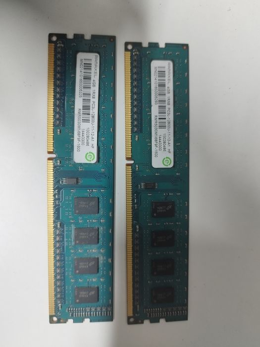 Kit 2x4 ddr 3 1600mhz
