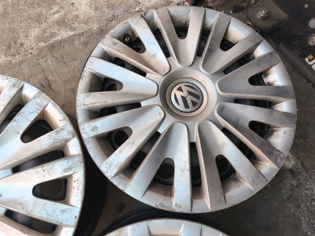 15" оригинални джанти с тасове за Vw Golf,Passat/Skoda...