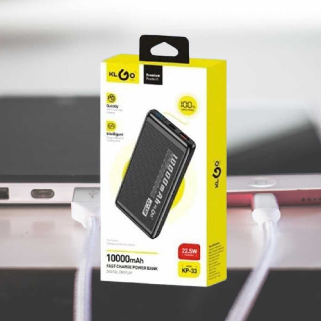 Преносима батерия KLGO KP-33, 10000mAh