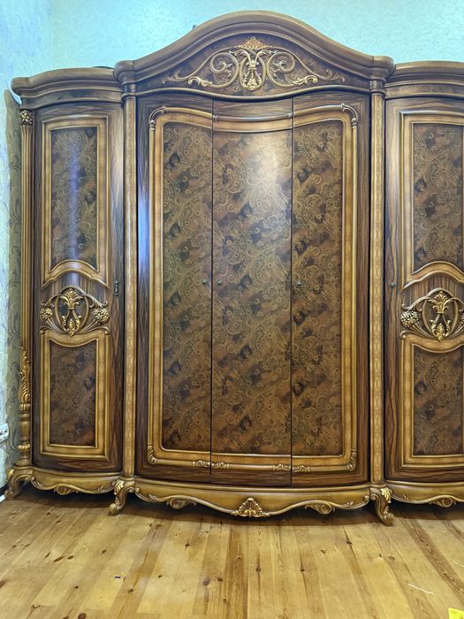Спальный кровать с шкафом