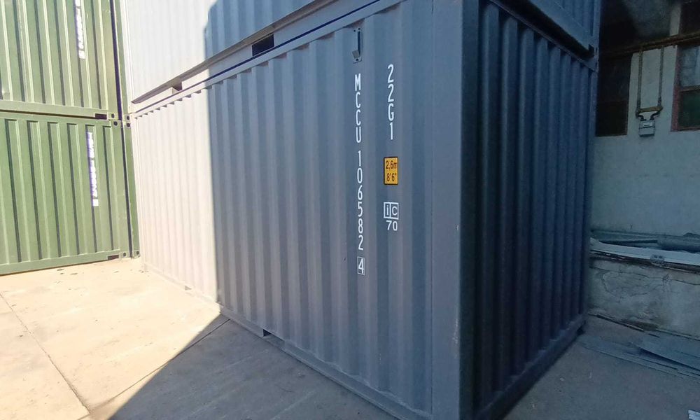 Container Maritim 6m NOU–Oferta Specială, Preț Imbatabil! Gri Antracit