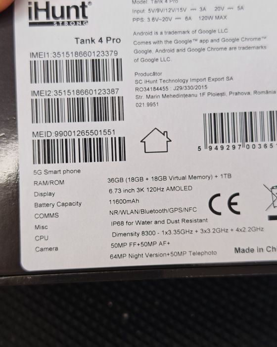 iHunt Tank 4, 8/1 TB, Nou, 2 ani garanție