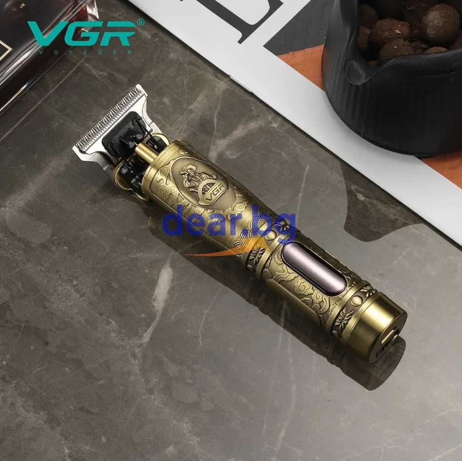 VGR 091 Професионален тример за коса и брада с дисплей