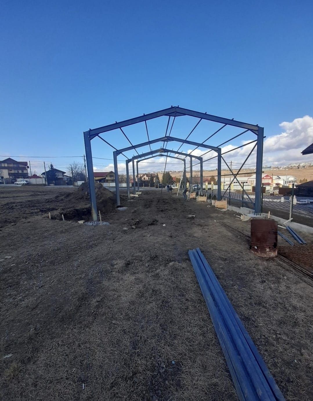 Vand hala metalica complecta 10×20-4h