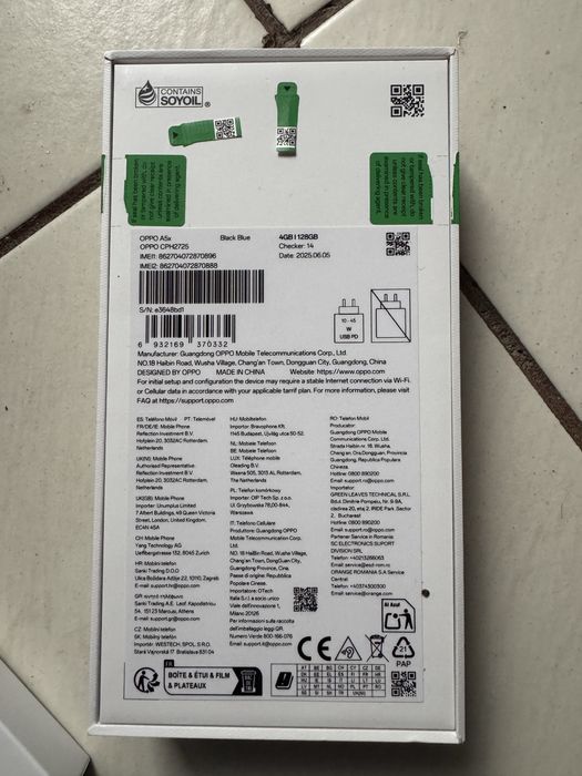 Нов смартфон Oppo a5x