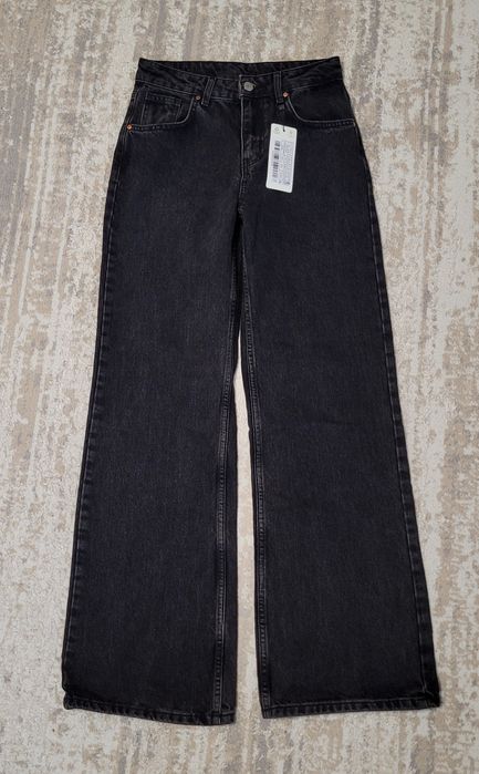 Blugi largi cu talie înaltă, 34