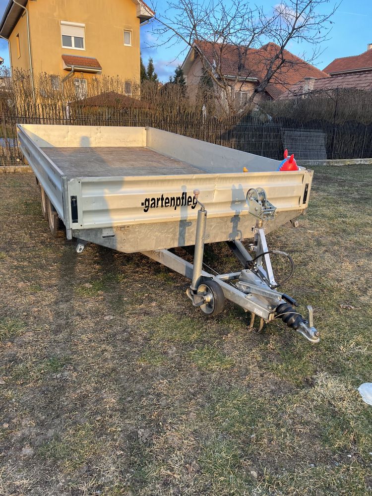 Trailer-Platforma-Remorca auto HUMBAUR 2500kg 2012.