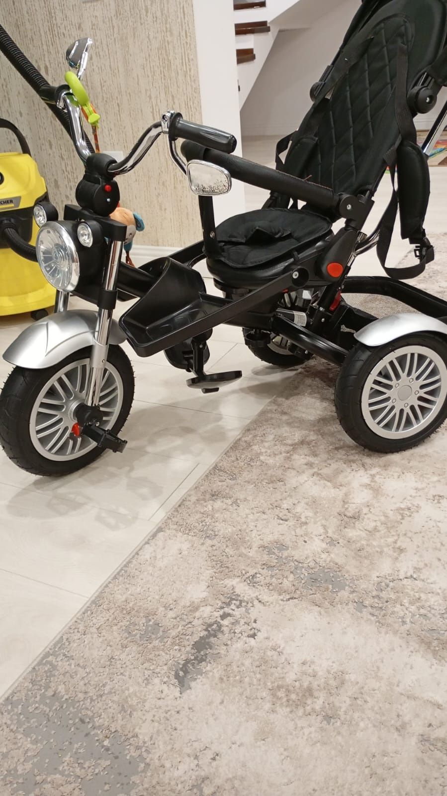 Tricicleta copii cu pozitie de somn