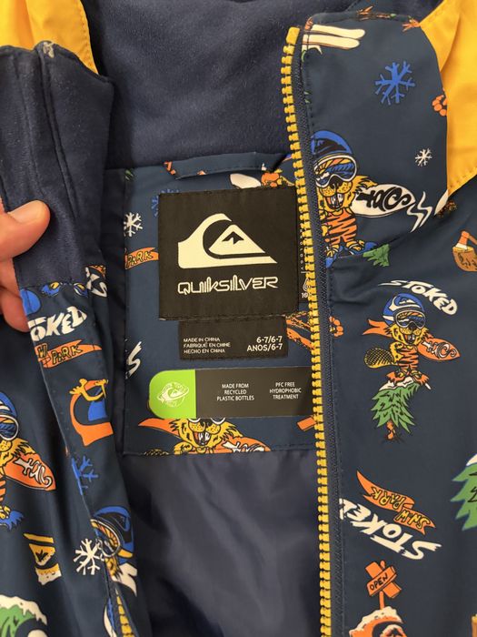 Прдавам ски екип Quiksilver 6-7 годишни