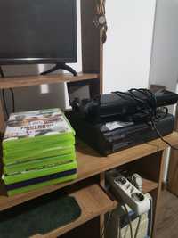 Vand Xbox360 cu Kinect+8 jocuri