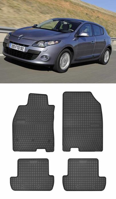 Гумени стелки Frogum съвместими с RENAULT Megane 3 2006