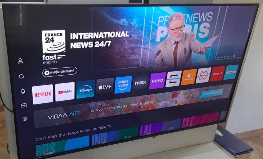 Hisense 55E7KQ PRO 55" QLED – 144Hz, 4K, КАТО НОВ + ГАРАНЦИЯ!