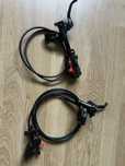 Set frane Shimano Deore BL-M6100 / BR-M6120 4 pistoane NOI nemontate