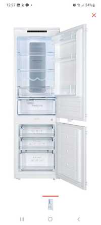 Холодильник встраиваемый Hansa BK307.2NFZC белый б/у