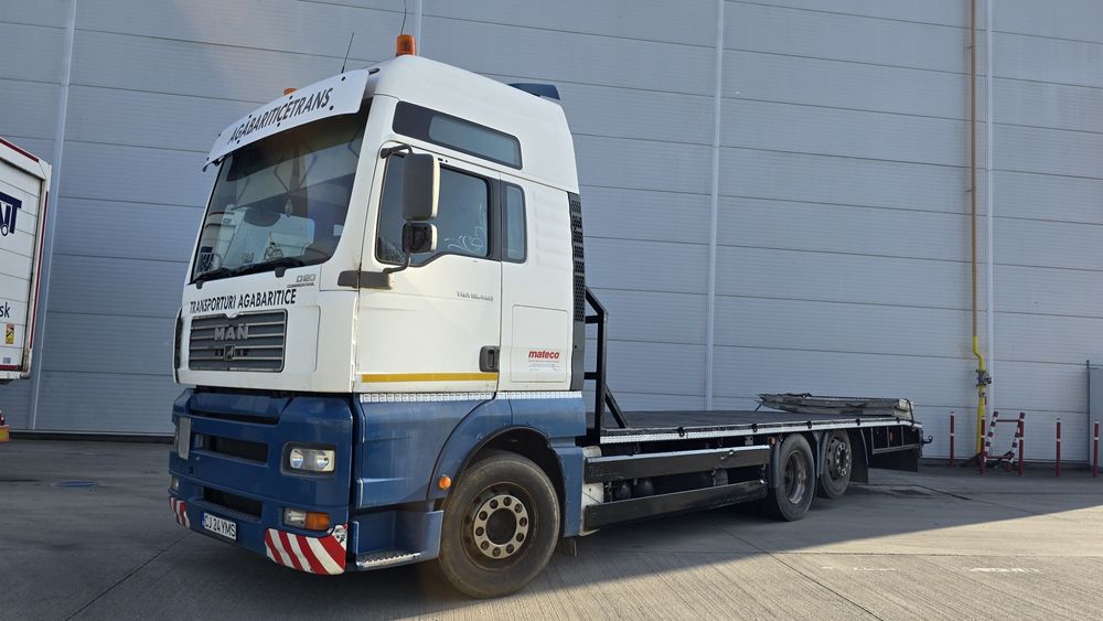 Vand autoplatforma MAN 26 430 retarder, variante tractor,barca,auto