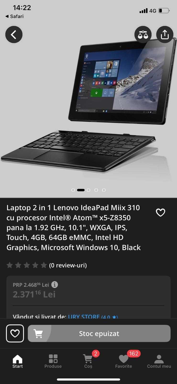 Laptop Lenovo ideapad
