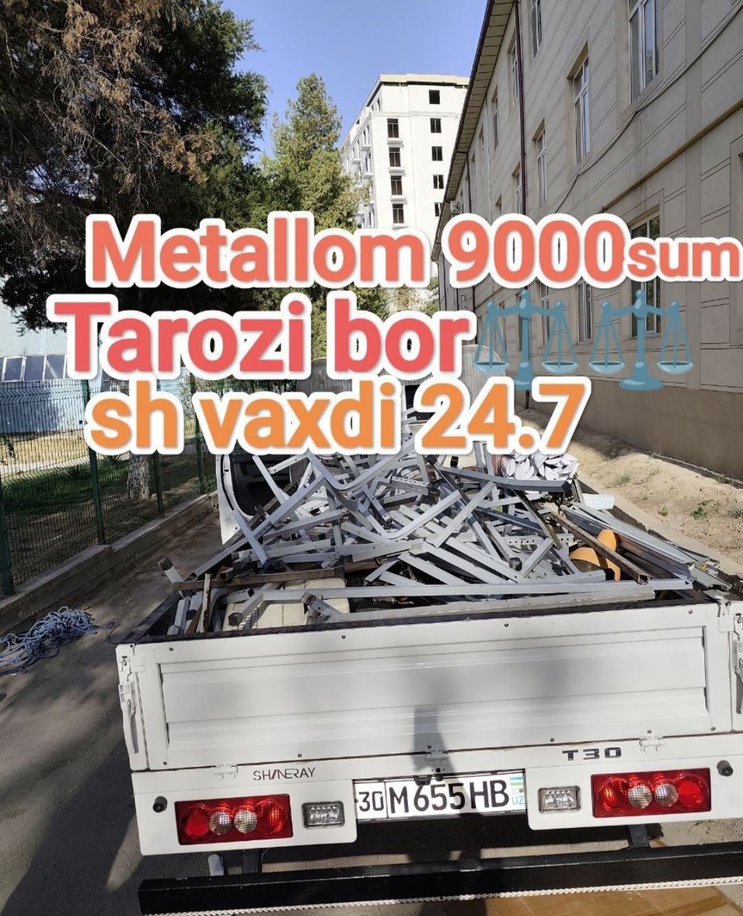 8000 sum metallom Metal Metallom olamiz б/у металлолом пирйом
Metallom