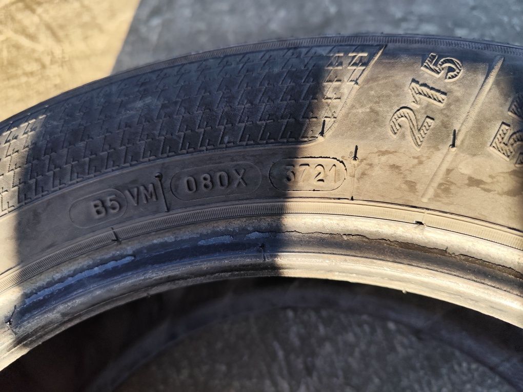 3 гуми клебер 215/55/16 всесезонни