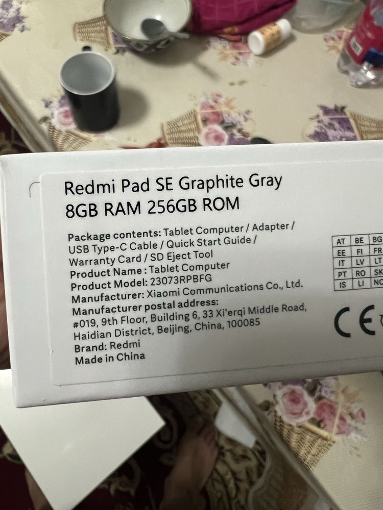 Redmi pad se 8/256 new