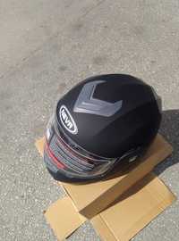 Каска за мотор шлем модуларна с визьор мотоциклетна NEVA, S,M,L,XL